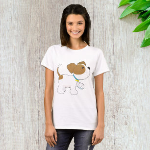 Camiseta Cachorro Filhote Ferido com Pata Enfaixada