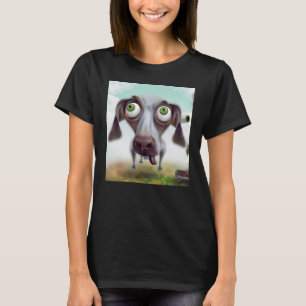 Camiseta Cachorro filhote trabalho de arte cãozinho cãozinh