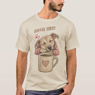 Camiseta Cachorro fofo dormindo pacificamente