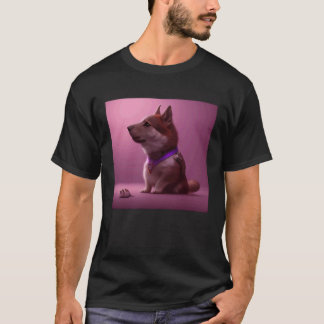 Camiseta Cachorro Fofo e Felpudo Shiba Inu Husky Sheepdog P