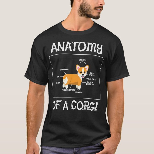 Camiseta Cachorro Fofo Filhote Corgi (Frente)