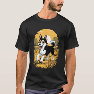 Camiseta Cachorro Fofo Huskies Cachorrinhos
