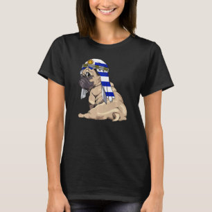 Camiseta Cachorro Fofura Pug Retro Orgulho Bandeira Uruguai