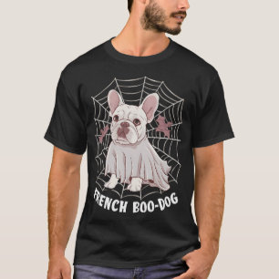 Camiseta Cachorro Francês Boo-Dog Engraçado Bulldog Francês