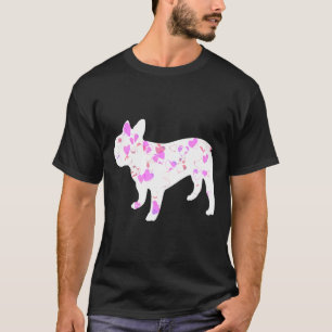 Camiseta Cachorro-francês Cachorro-gato Cachorro adorava Ca