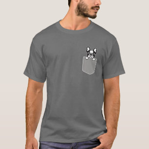Camiseta Cachorro Francês Cachorro Pionado Em Cães De Bol