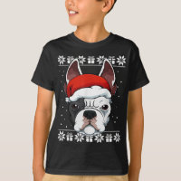 Cachorro Francês Santa Hábito Natal Pajama Cachorr