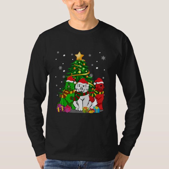Camiseta Cachorro Funny Newfound | Melhor presente de Natal (Frente)