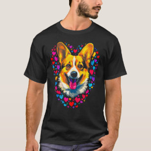 Camiseta Cachorro Galês Corgi Corgi Amor