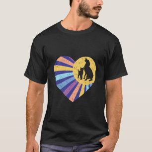 Camiseta Cachorro & Gato Coração Bebê Cachorro Cachorrinho