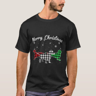 Camiseta Cachorro Gelado Durante a Xadrez de Natal Pajama N