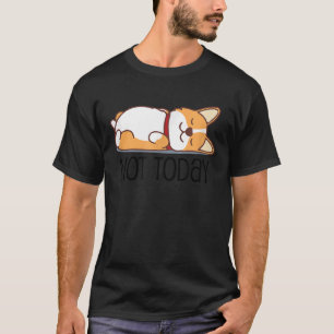 Camiseta Cachorro Gelado Não Hoje Animal Preguiçoso
