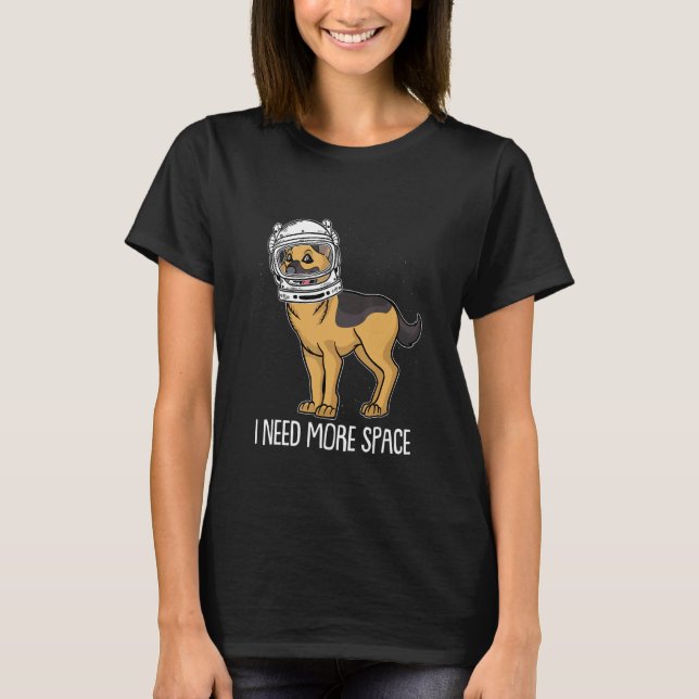 Camiseta Cachorro german shepherd Cachorro Cachorro Cachorr (Frente)