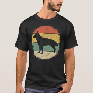 Camiseta Cachorro-German shepherd Circular Cachorro-mãe Pa
