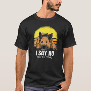 Camiseta Cachorro german shepherd Gsd Sunset 16