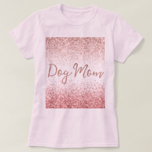 Camiseta Cachorro Glitz Rosa Glitz Glitter Mãe