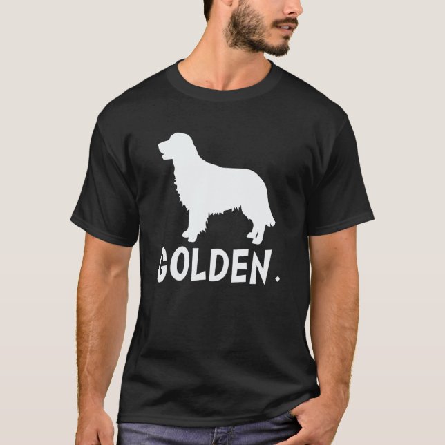 Camiseta Cachorro Golden Retriever Adorável (Frente)