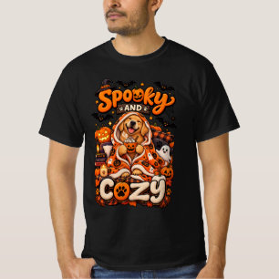 Camiseta Cachorro Golden Retriever Assustador e Aconchegant