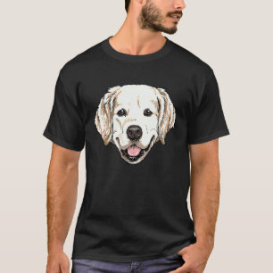 Camiseta Cachorro Golden Retriever Cachorro Fofo Mulheres H