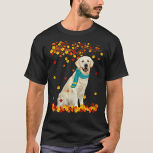 Camiseta Cachorro Golden Retriever Dia de Ação de Graças Ou