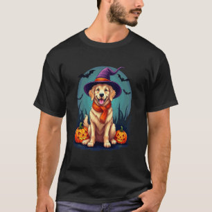 Camiseta Cachorro Golden Retriever engraçado de Halloween