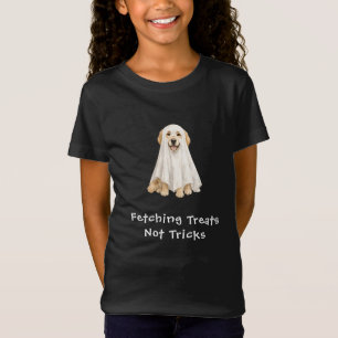 Camiseta Cachorro Golden Retriever Fantasma de Halloween Ad