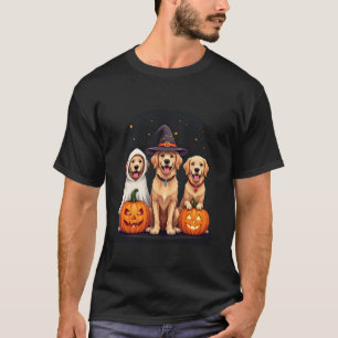 Camiseta Cachorro Golden Retriever Fantasma Dia das Bruxas