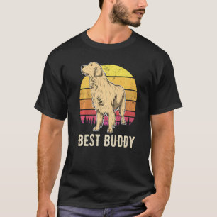 Camiseta Cachorro Golden Retriever Pôr do Sol 4