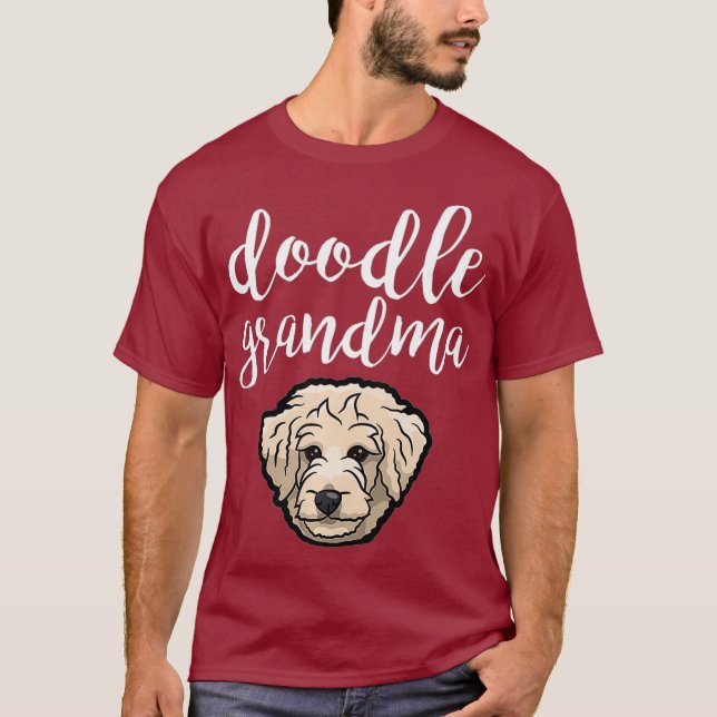 Camiseta Cachorro Gourenço Vovó Doodal Cachorro Bonito (Frente)