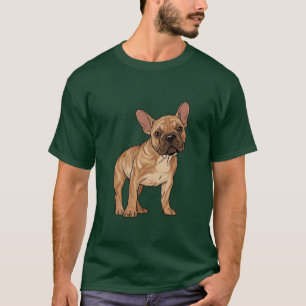 Camiseta Cachorro gráfico de Toupeira Brindle em Pop Art