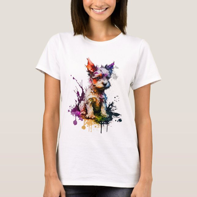 Camiseta Cachorro grafiti (Frente)