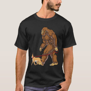 Camiseta Cachorro Grande Caminhando Chihuahua Homens Mulher