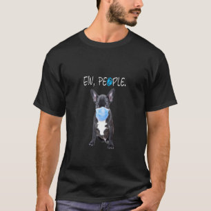 Camiseta Cachorro-Grande Francês Cão-Pessoas Vestindo Uma M