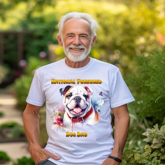 Camiseta Cachorro-Grande Majestoso Com Colar Vermelha (Criador carregado)