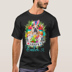 Camiseta Cachorro-Grande Na Cesta De Ovos De Páscoa Coelhi