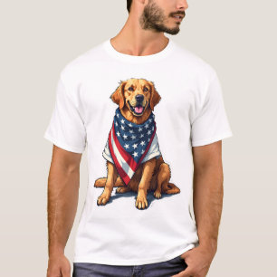 Camiseta Cachorro Gravado Amante do Retriever Dourado da Ba