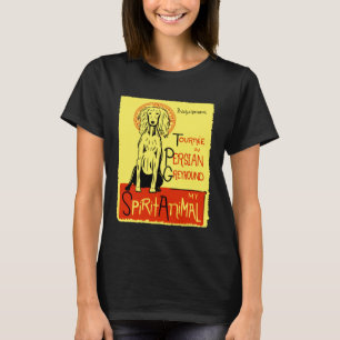 Camiseta Cachorro Grego Persa Cachorro Iraniano Saluki