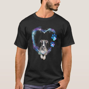 Camiseta Cachorro Greyhound Inglês no Coração