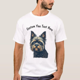 Camiseta Cachorro Griffon de Bruxelas personalizável