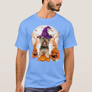 Camiseta Cachorro Halloween Yorshireke Cachorro Jack O Lant