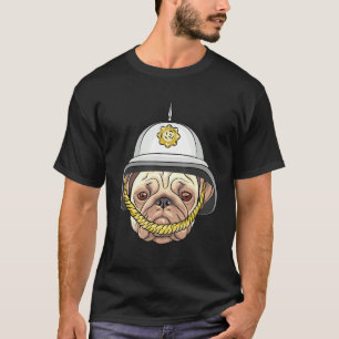 Camiseta Cachorro hipster Vestindo o Cachorro do Geek Helme
