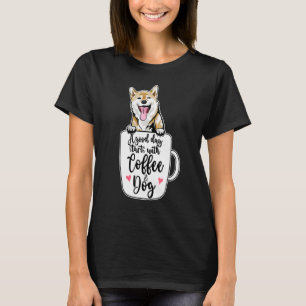 Camiseta Cachorro Hokkaido Cachorro Café Cachorro