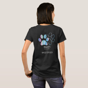 Camiseta Cachorro Holográfico Cachorro Walker Groomer