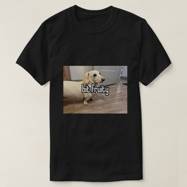 Camiseta cachorro homofóbico mordeu frutado... Vinheta (Frente do Design)