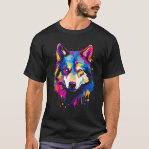 Camiseta Cachorro Husky engraçado cachorro animal de estima