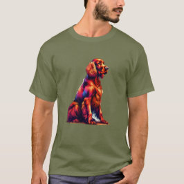 Camiseta Cachorro Irlandês Setter