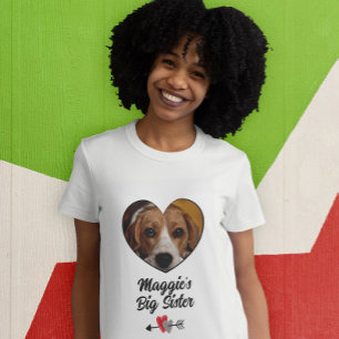 Camiseta Cachorro-irmã personalizado T-Shirt