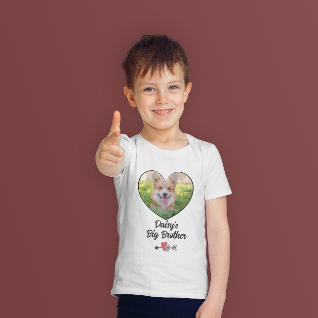 Camiseta Cachorro irmão personalizado foto (Criador carregado)