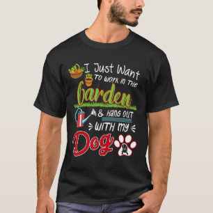 Camiseta Cachorro Jardineiro Jardim Animal de Estimação Pas