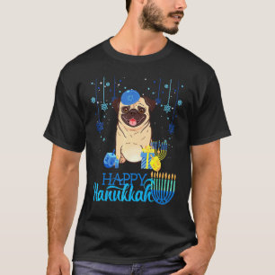 Camiseta Cachorro Judeu Menorah Hat Chanukah Hanukkah Jewis